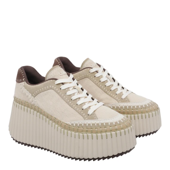 Lovely Beige Nama Sneakers