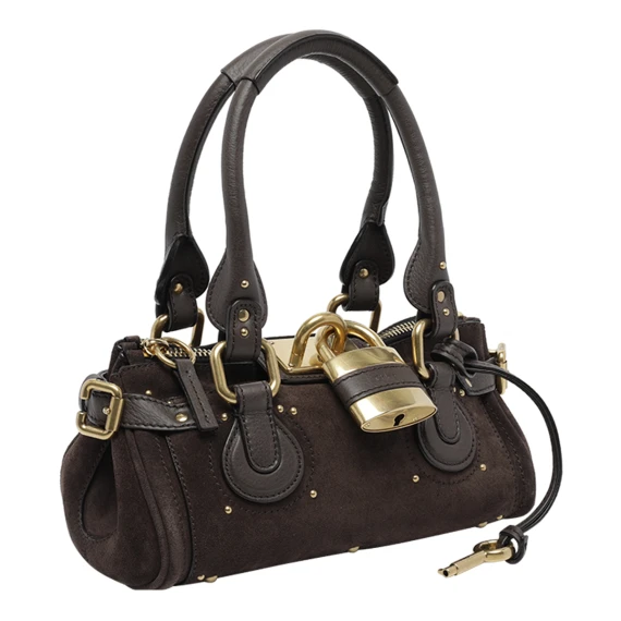 Borsa a mano Paddington marrone scuro Chloè
