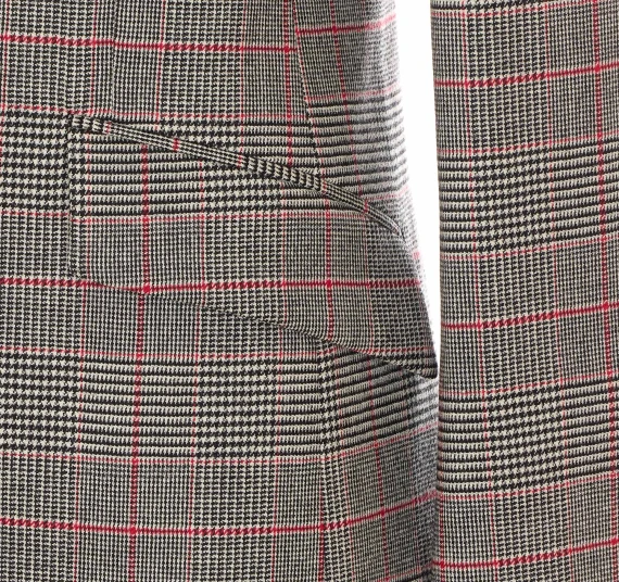 Virgin wool single-breasted Prince of Wales blazer Chloè