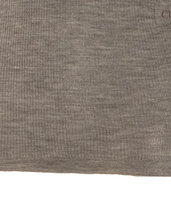 Henley shirt in wool and silk Chloè