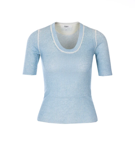Chloè T-shirt e Polo Blue