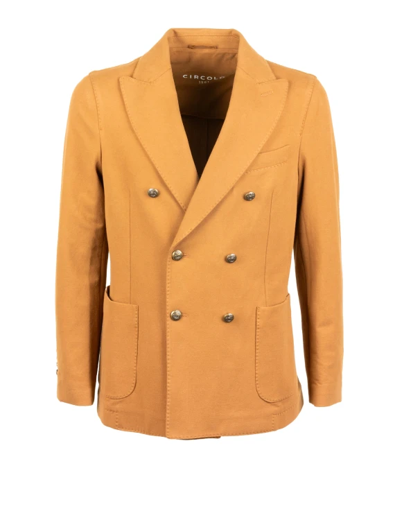 Giacca doppiopetto terra uomo