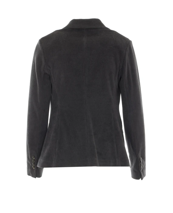 Double Breasted Velvet Jacket