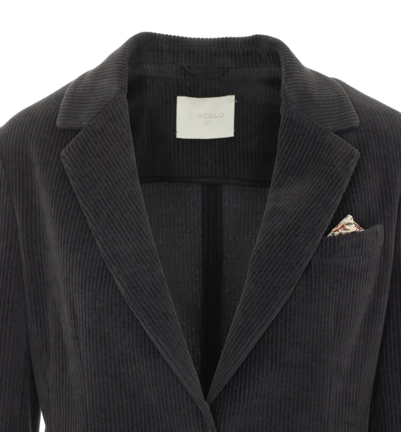 Double Breasted Velvet Jacket