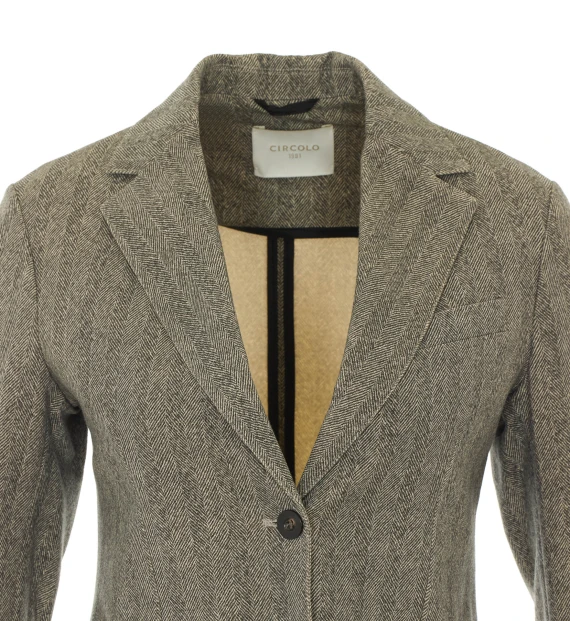 Single Breasted Button Jacket