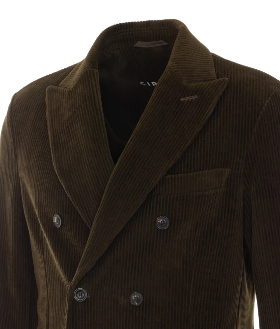 Velvet Double Breasted Jacket