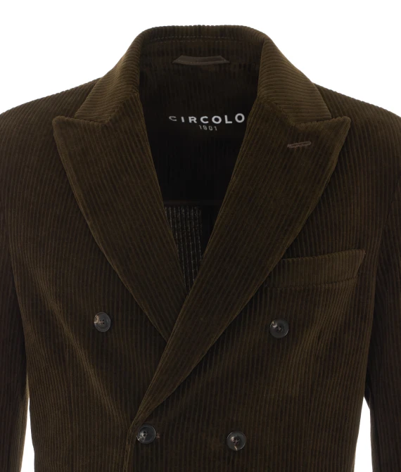 Velvet Double Breasted Jacket