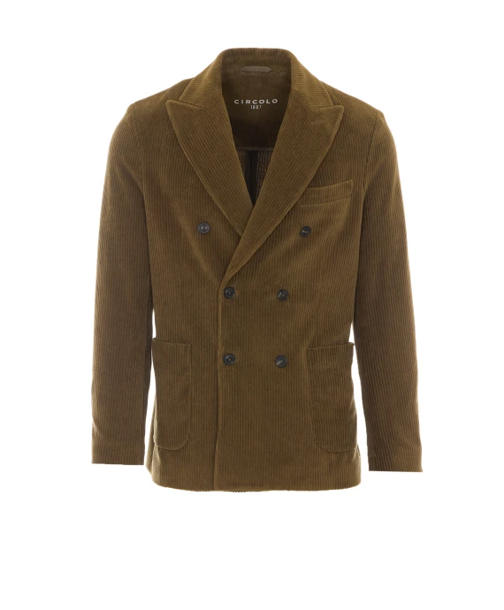 Velvet Double Breasted Jacket