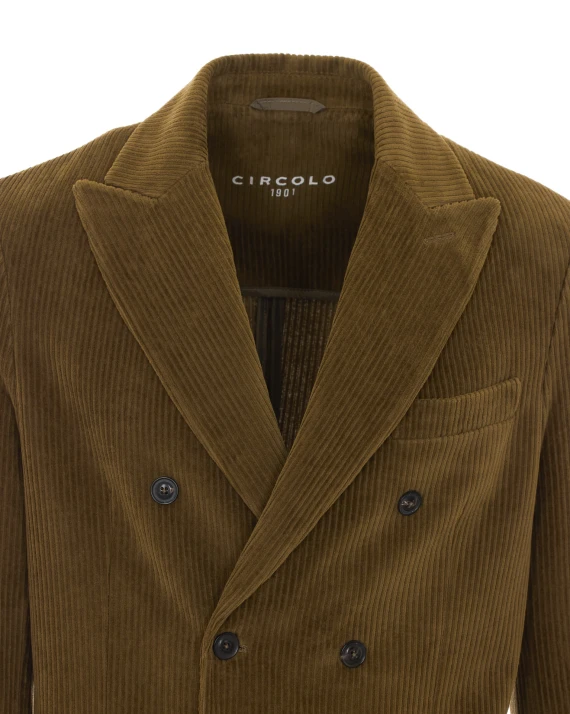 Velvet Double Breasted Jacket
