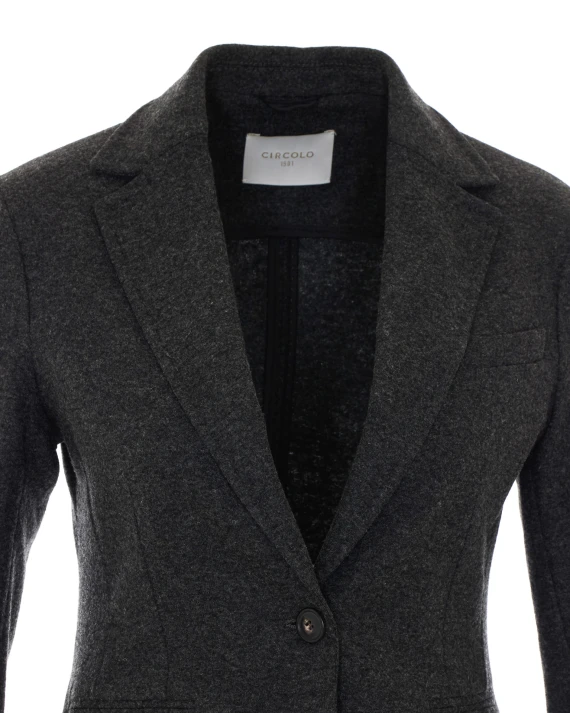 Grey single-breasted jacket Circolo 1901