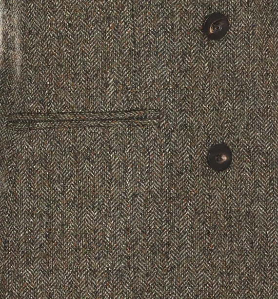 Olive Green Virgin Wool Double-Breasted Jacket Circolo 1901