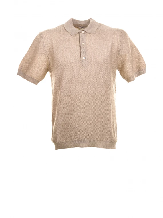 Lightweight knit polo shirt