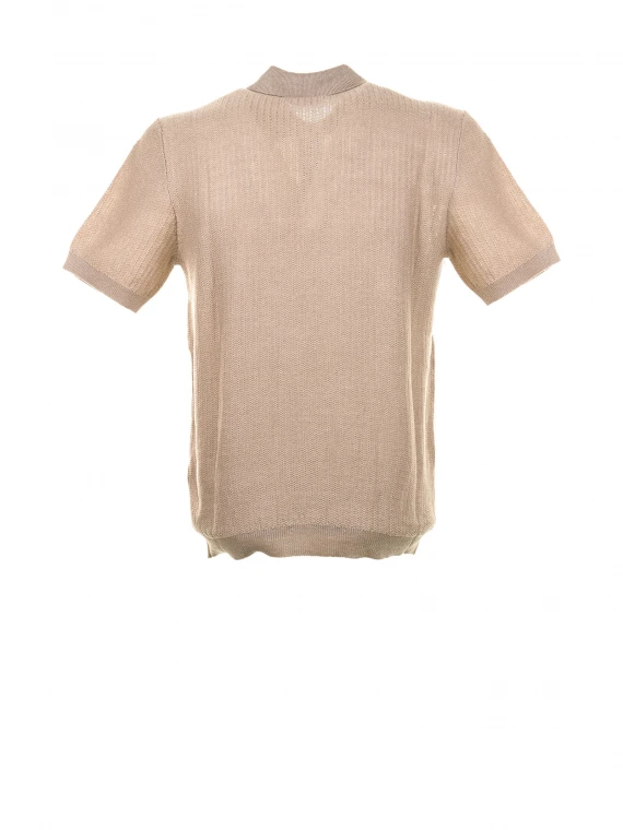 Lightweight knit polo shirt