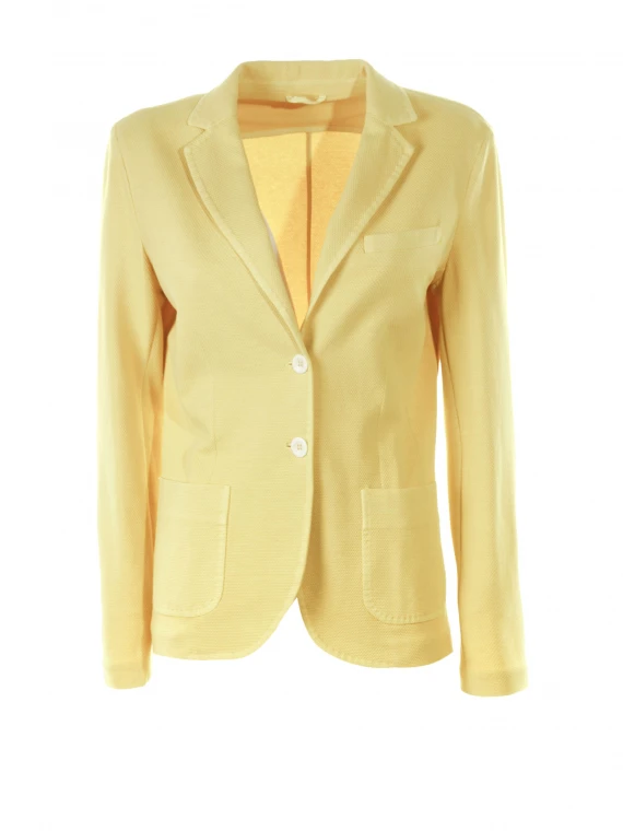 Lemon single-breasted blazer jacket