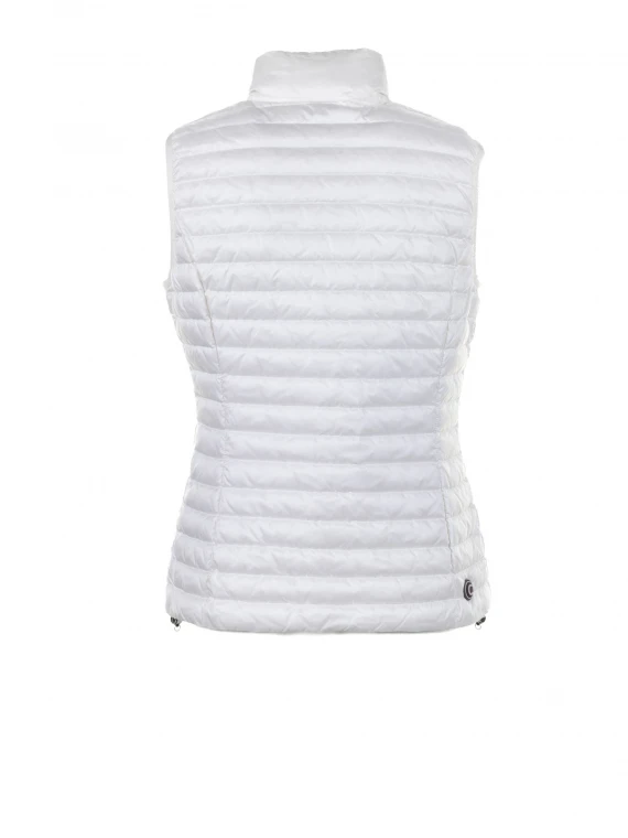 White down vest