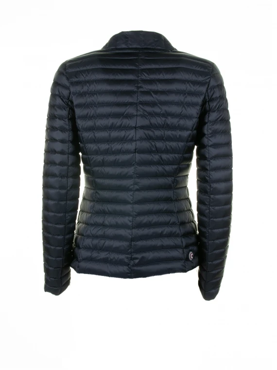 Blazer quilted down jacket with lapel collar