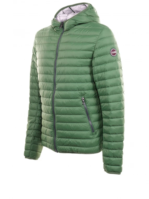 Lightweight down jacket with hood