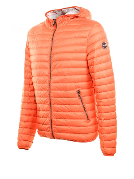 Sports down jacket with hood