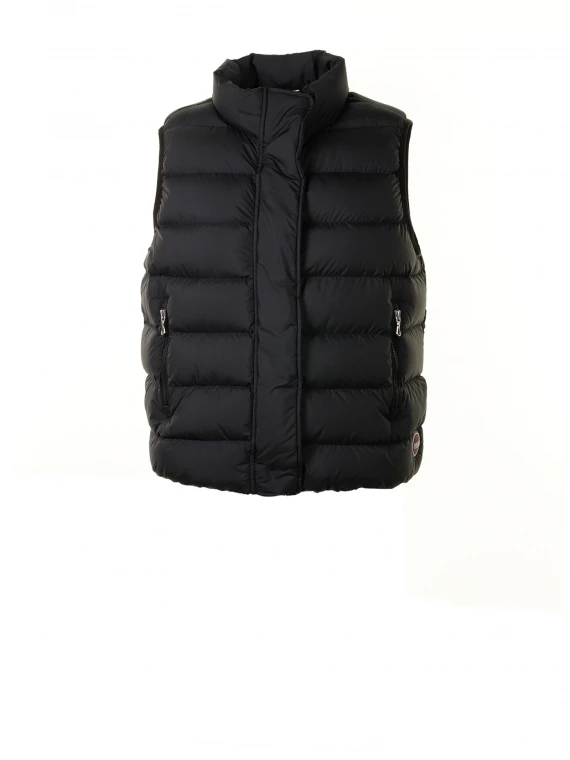 Quilted black gilet