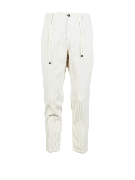 Pantalone uomo burro con coulisse