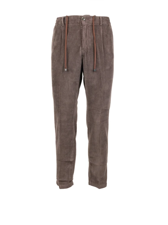 Pantalone uomo testa di moro con coulisse