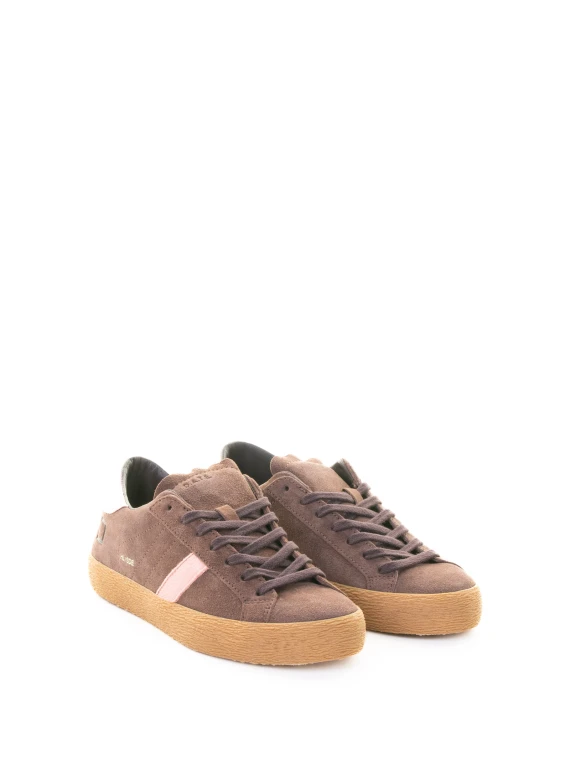 Sneaker Hill Low in suede tortora