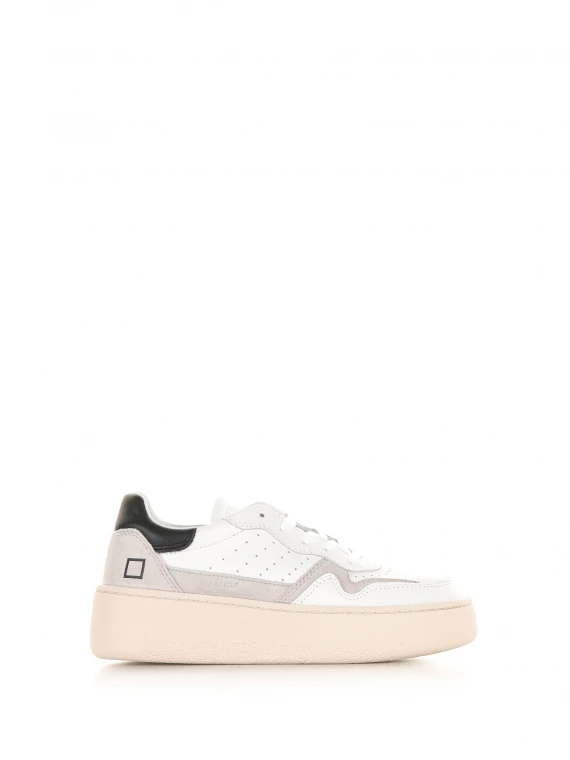 Step Calf sneaker in leather