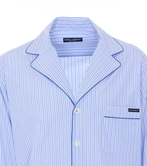 Striped Poplin Vanity Shirt