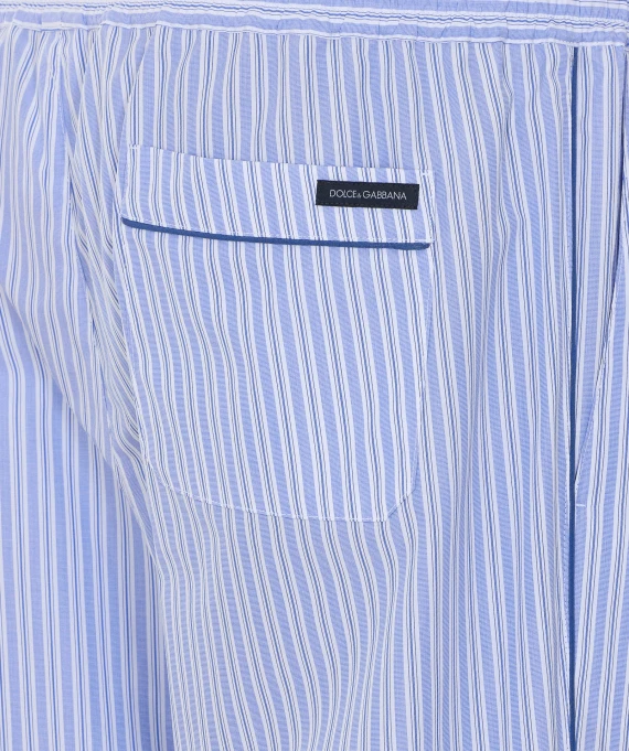 Striped Poplin Pants