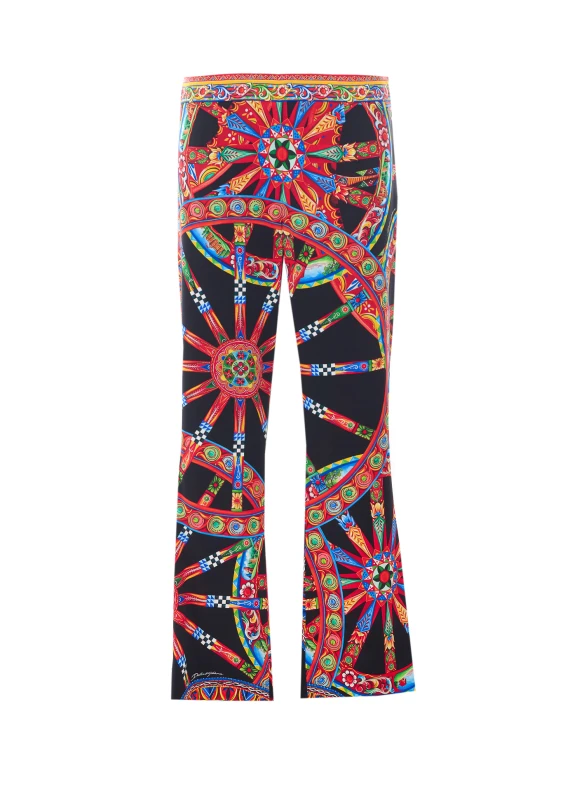 Pantaloni multicolor