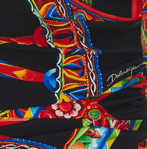 Carretto Print Dress