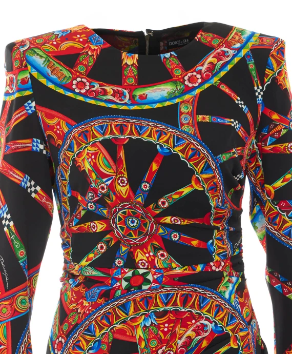 Carretto Print Dress