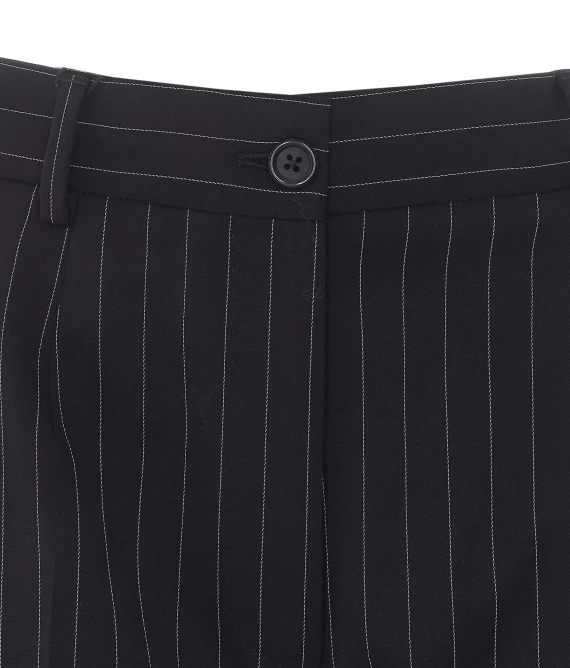 Pantaloni gessati in lana vergine stretch Dolce & Gabbana