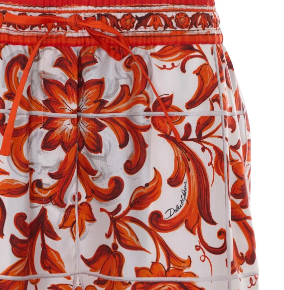 Maiolica Print Shorts
