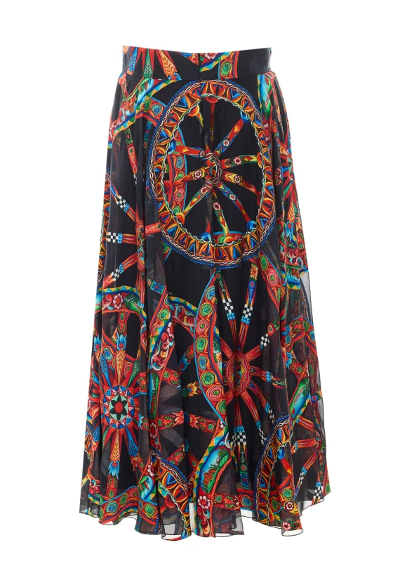 Carretto Print Skirt