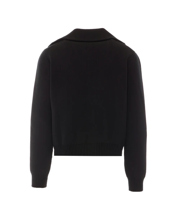 Cardigan nero in lana vergine Dolce & Gabbana