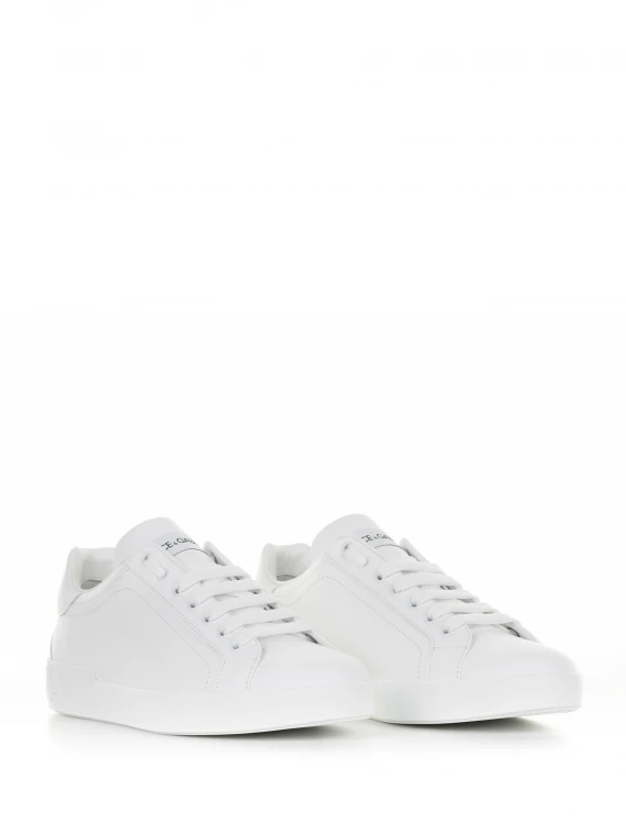 Portofino sneaker in white leather