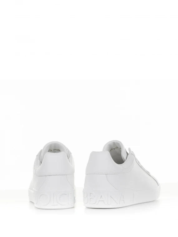 Portofino sneaker in white leather