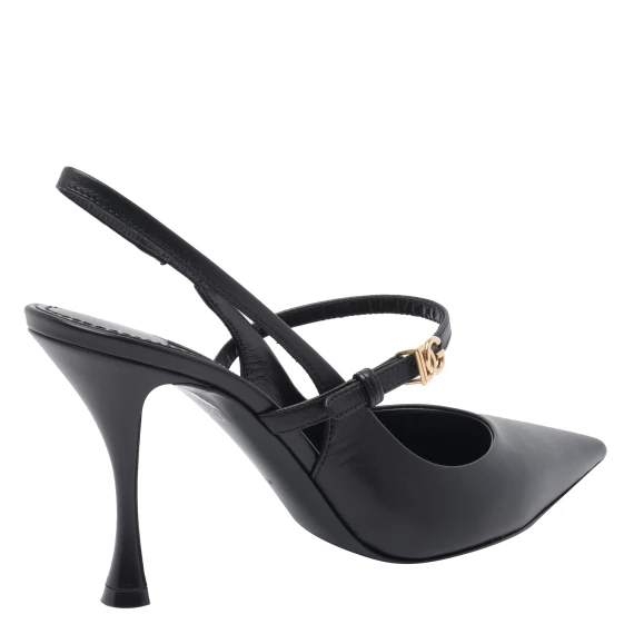POLISHED GOATSKIN SLINGBACK