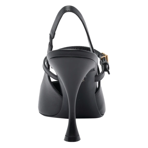 POLISHED GOATSKIN SLINGBACK