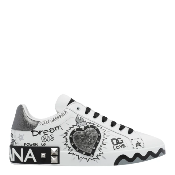 DOLCE & GABBANA - Sneakers Portofino bianche - Uomo - Taglia 41