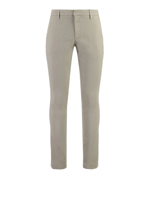 slim fit dove grey trousers