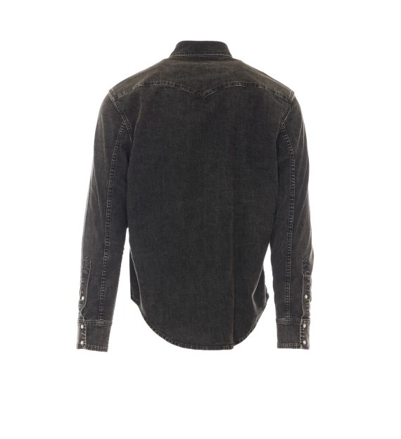 Black denim shirt Dondup