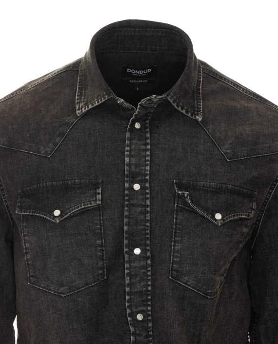 Black denim shirt Dondup