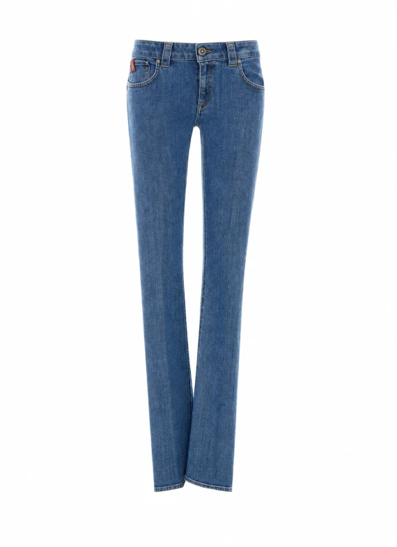 Jeans in denim blu