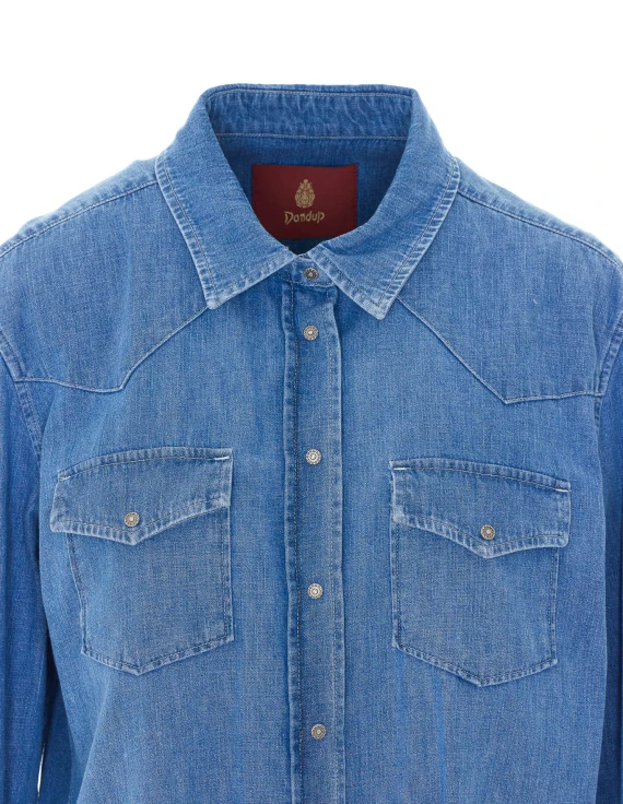 Camicia blu Dondup