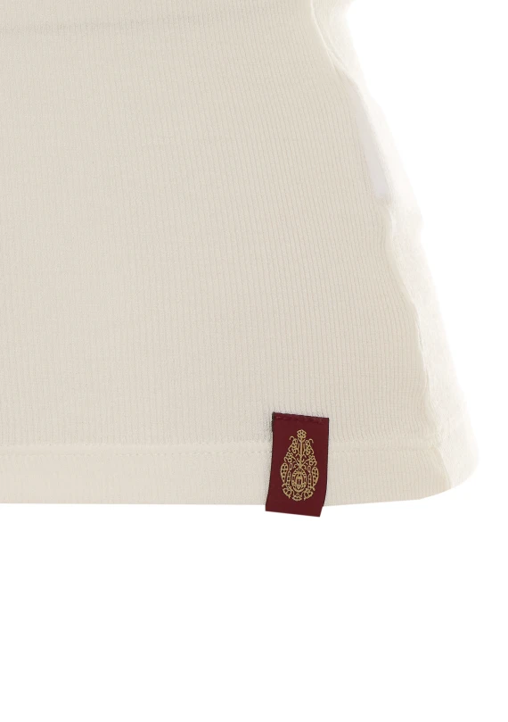 White Long Sleeves Top Dondup