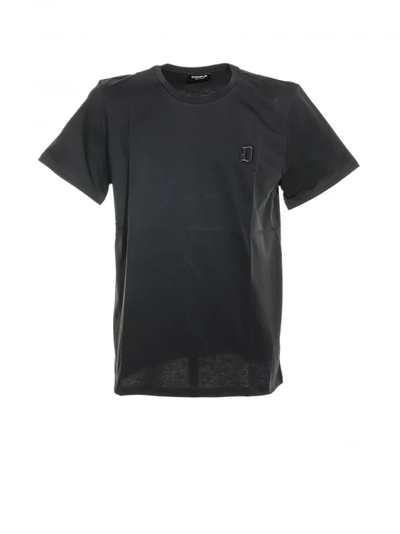 T-shirt in jersey nero