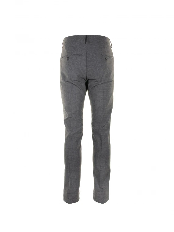 Gray men's trousers