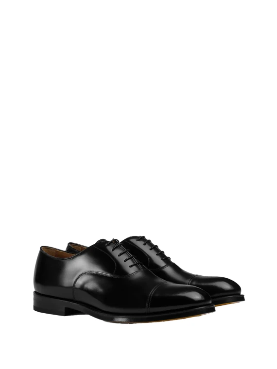 Black leather Oxford